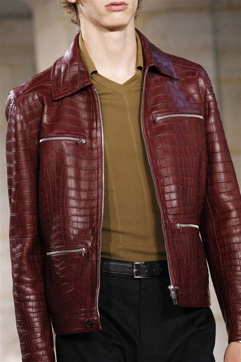 leather jacket manufacturer for hermes|hermes leather jacket men's.